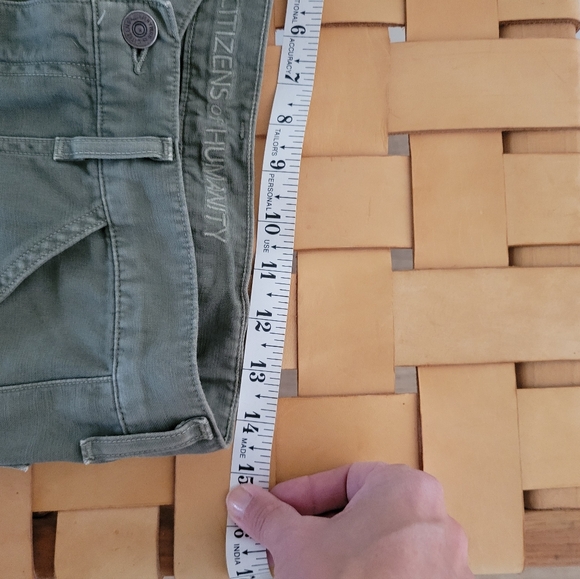 Citizens Of Humanity, Green Cargo Pants, SIZE 27 - Picture 8 of 11